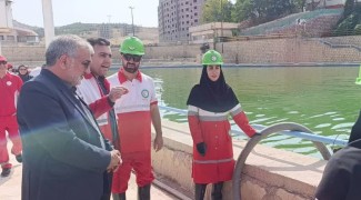 روایتی تصویری از مانور سیلاب در ایلام