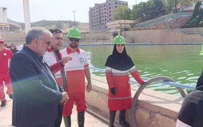 روایتی تصویری از مانور سیلاب در ایلام