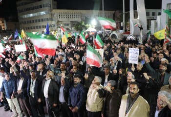 حضور باصلابت مردم ایلام در سنگر خیابان