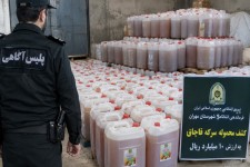 کشف ۱۵ تن سرکه قاچاق در مهران