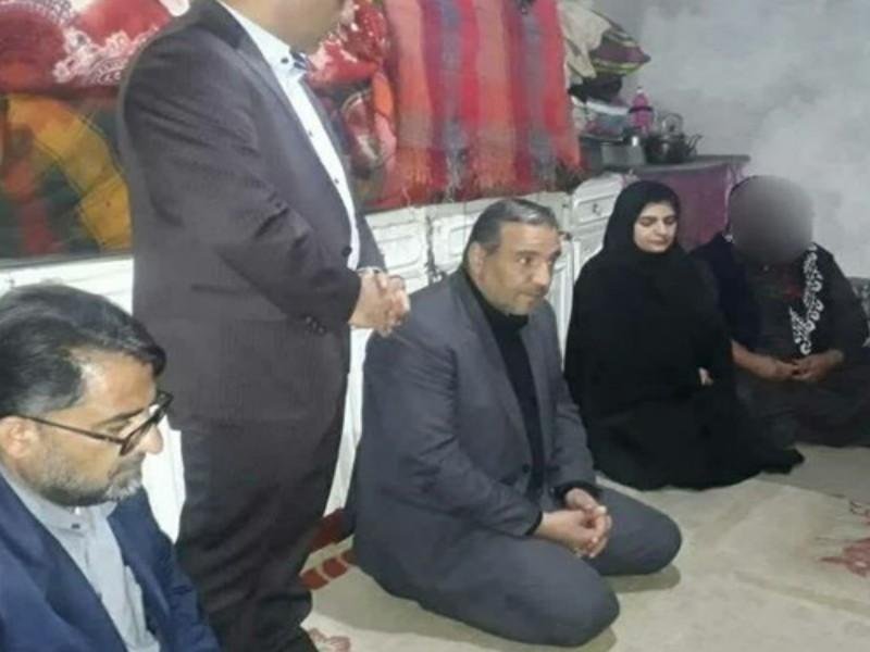 تامین واحد مسکونی هدیه بازدید استاندار ایلام از خانواده سه معلولی