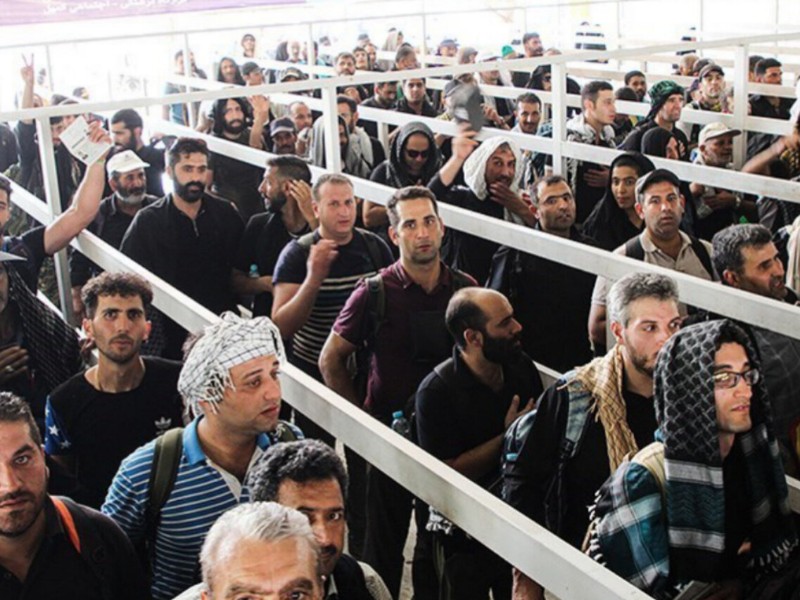 تردد ۲۸۰ هزار نفر از مرز مهران تردد ۲۸۰ هزار نفر از مرز مهران
