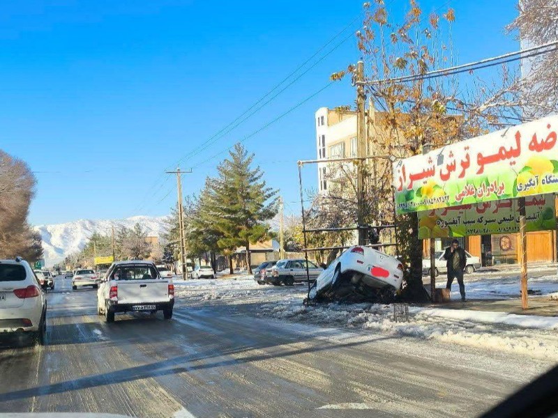 لغزندگی معابر ایلام حادثه‌ساز شد