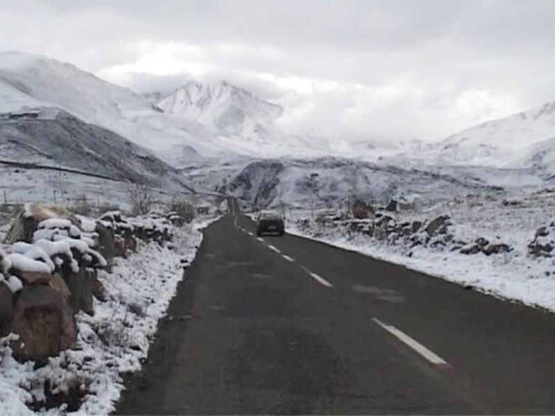 باران و برف آسمان ایلام را فراگرفت