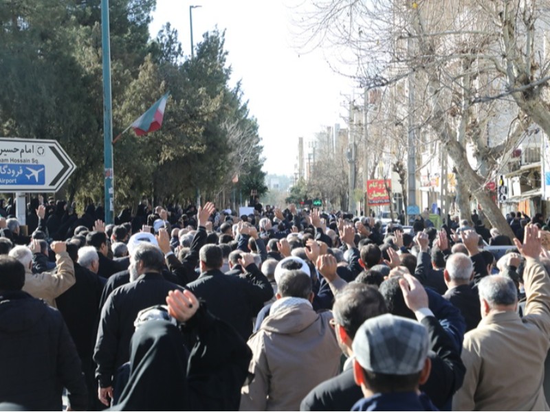 تشییع باشکوه شهید امنیت در ایلام