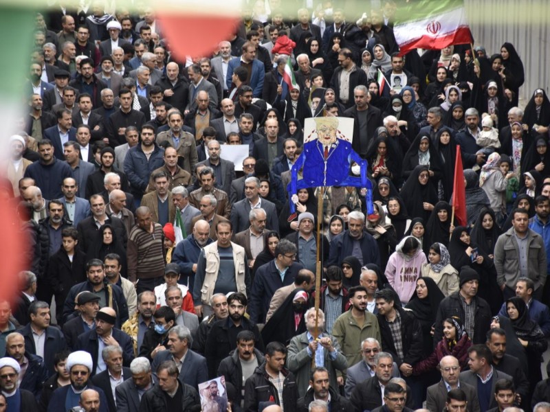 خروش پرشور ایلامی ها در یوم الله ۲۲ بهمن