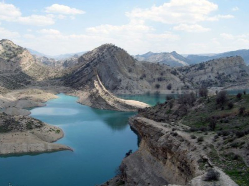 ۸۰ درصدی سد چمگردلان ایلام آبگیری شد ۸۰ درصدی سد چمگردلان ایلام آبگیری شد