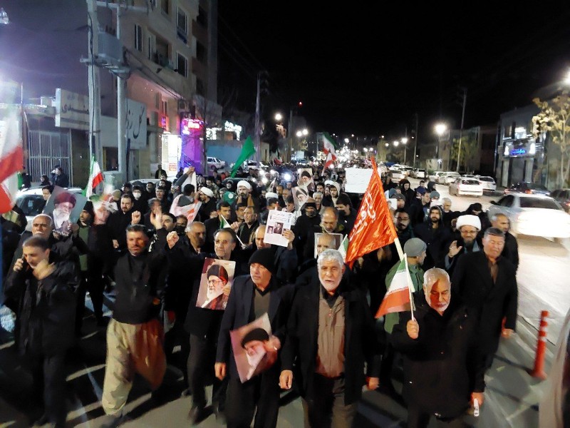 خروش خودجوش ایلامی ها در خونخواهی امام شهید امت