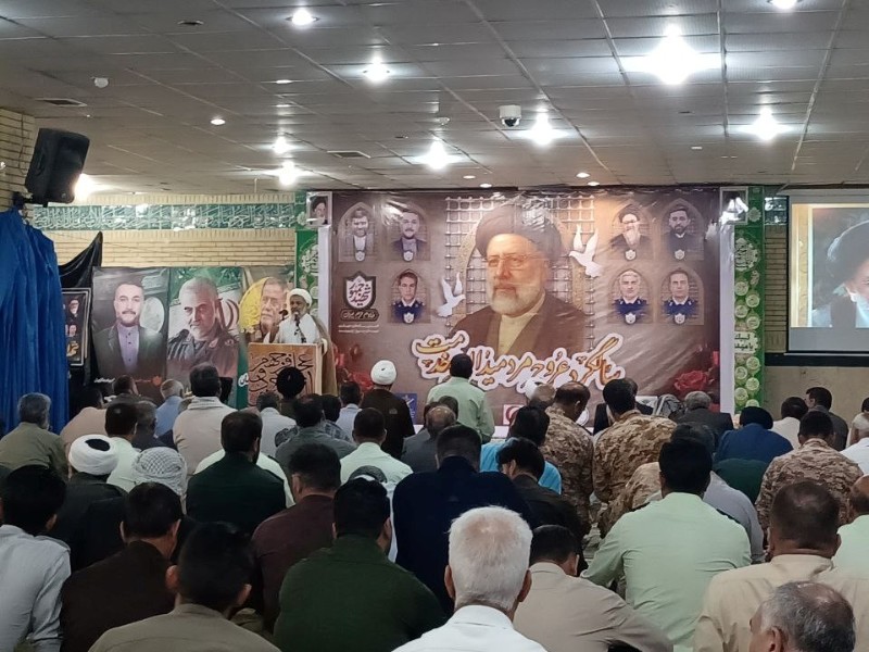 برگزاری مراسم بزرگداشت شهید رئیسی در شهرستان ملکشاهی