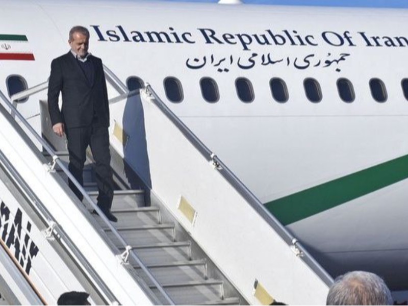 ورود رئیس‌جمهور به ایلام