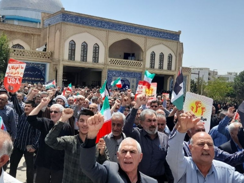 فریاد جمعه خشم و نصر در ایلام طنین‌انداز شد