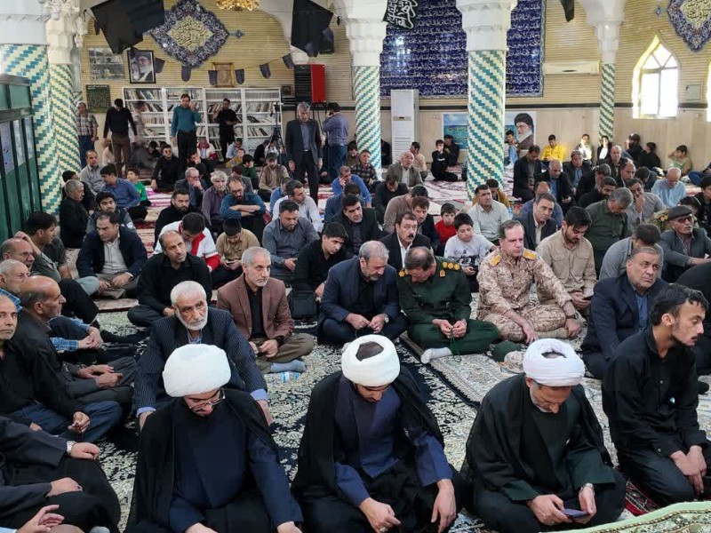 برگزاری مراسم بزرگداشت شهادت حضرت زهرا (س) در ایوان