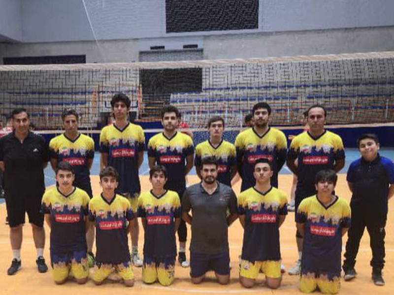 برتری ۳ بر ۲ تیم افشین دهلران در مسابقه والیبال