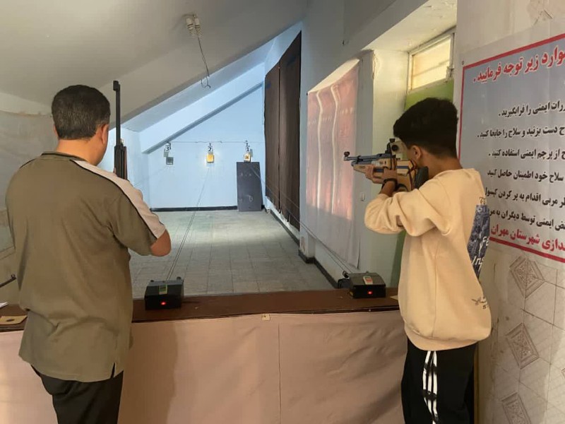 مسابقات تیراندازی در مهران برگزار شد