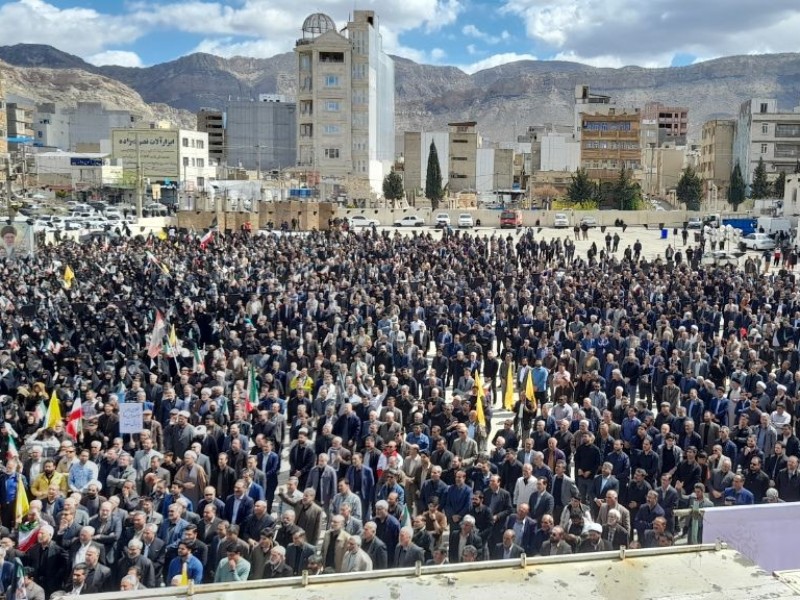برگزاری مراسم اربعین رهبر شهید در ایلام