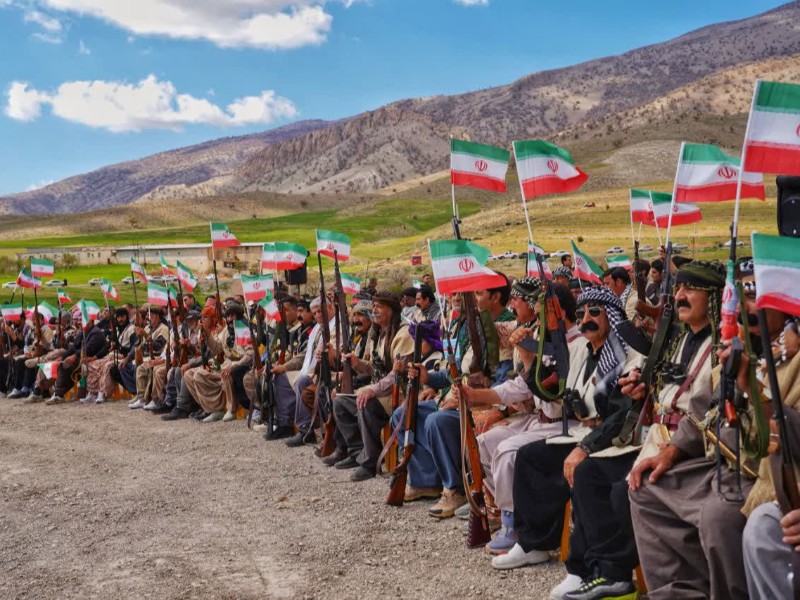 چمرِ اندوه در ملکشاهی؛ بزرگداشت چهلم رهبر شهید