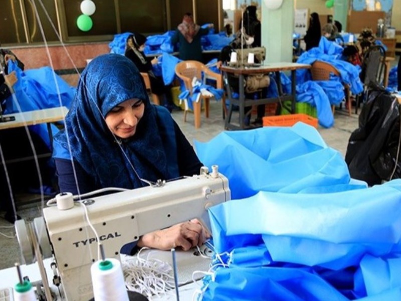 تولید لباس بیمارستانی برای مراکز درمانی ایلام