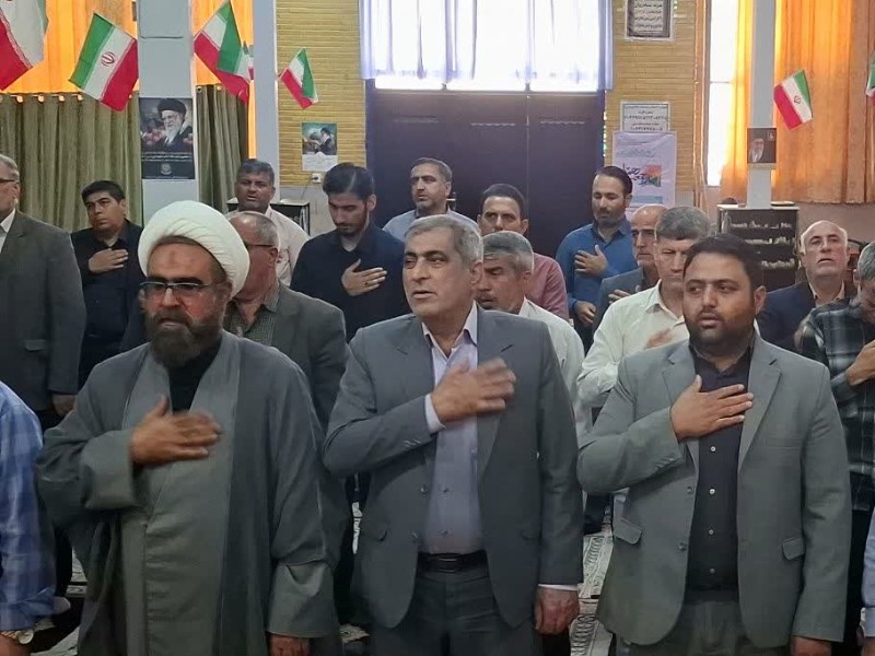 برگزاری مراسم گرامیداشت شهید جمهور در بدره