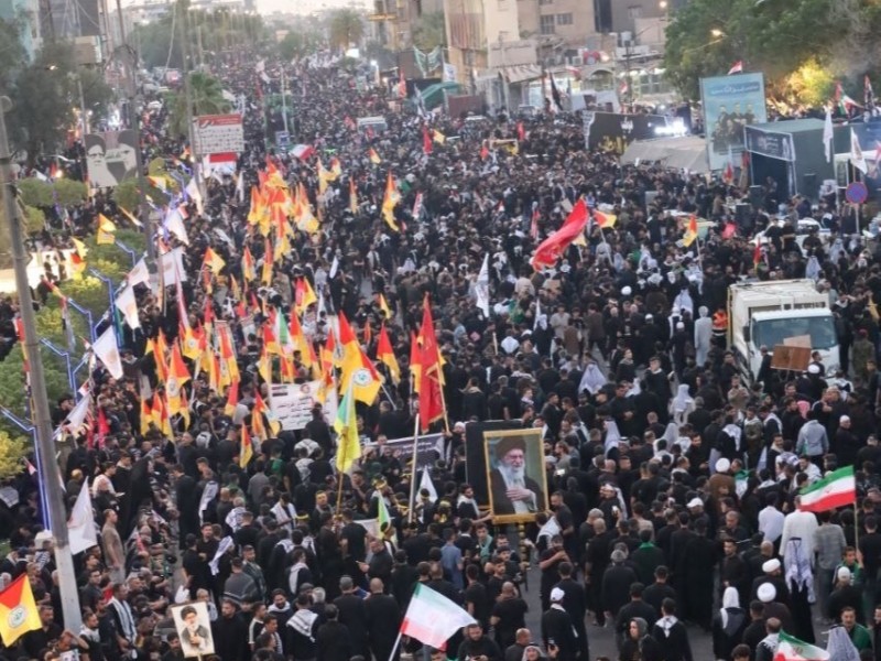 وداع میلیونی نجف اشرف با رهبر شهید