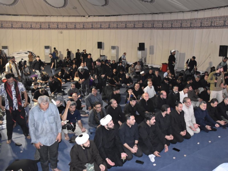 مسئولان استانی میهمان موکب فرهنگی سپاه ایلام در مهران مسئولان استانی میهمان موکب فرهنگی سپاه ایلام در مهران